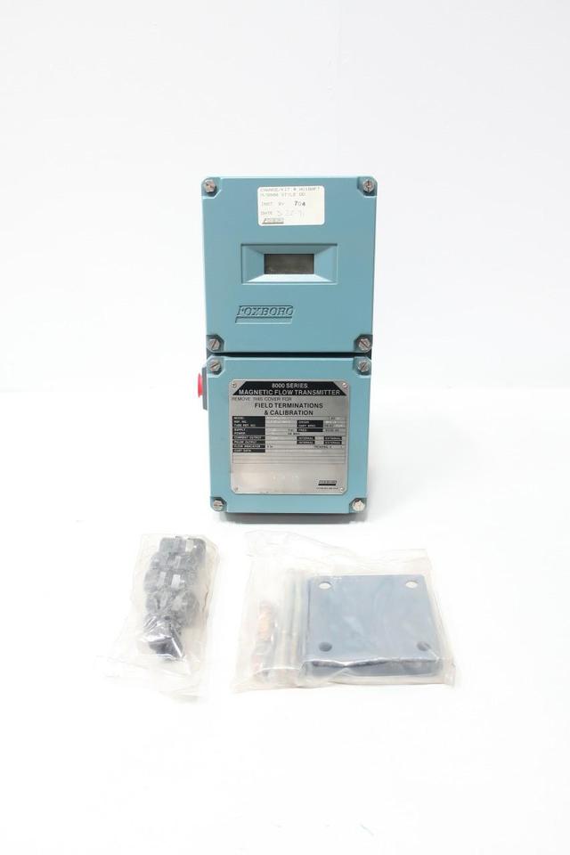 FOXBORO 8000-PA10-G MAGNETIC FLOW TRANSMITTER 120V-AC