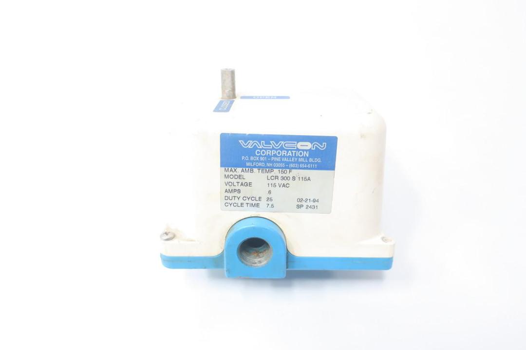 VALVCON LCR 300 S 115A ELECTRIC VALVE ACTUATOR 115V-AC