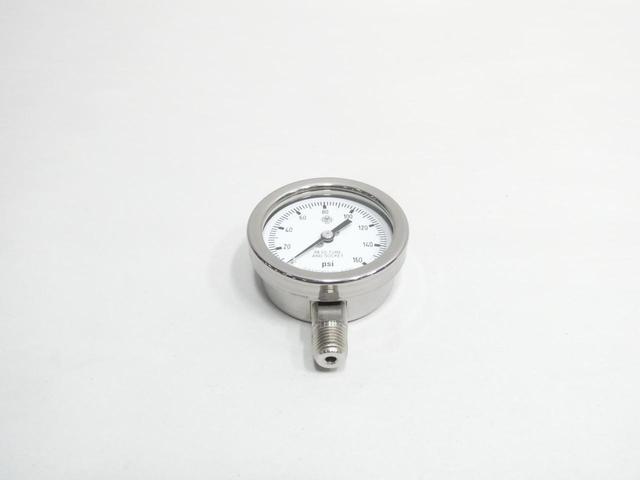 MCDANIEL CONTROLS KE AB40203 PRESSURE GAUGE 1/4IN NPT 0-160PSI