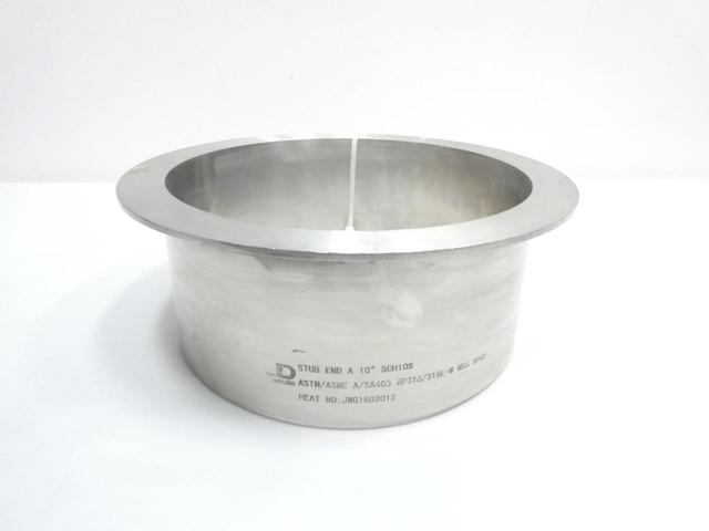 JEDE SCH10S STAINLESS STUB END 10IN