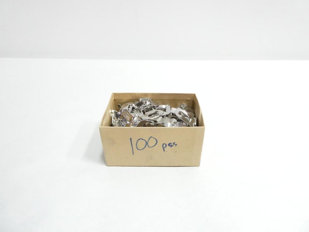 BOX OF 100 BAND-IT C254 EAR-LOKT STAINLESS BUCKLES 1/2IN