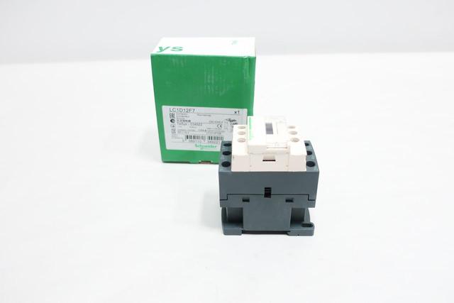 SCHNEIDER LC1D12F7 CONTACTOR 110V-AC 25A AMP 7-1/2HP