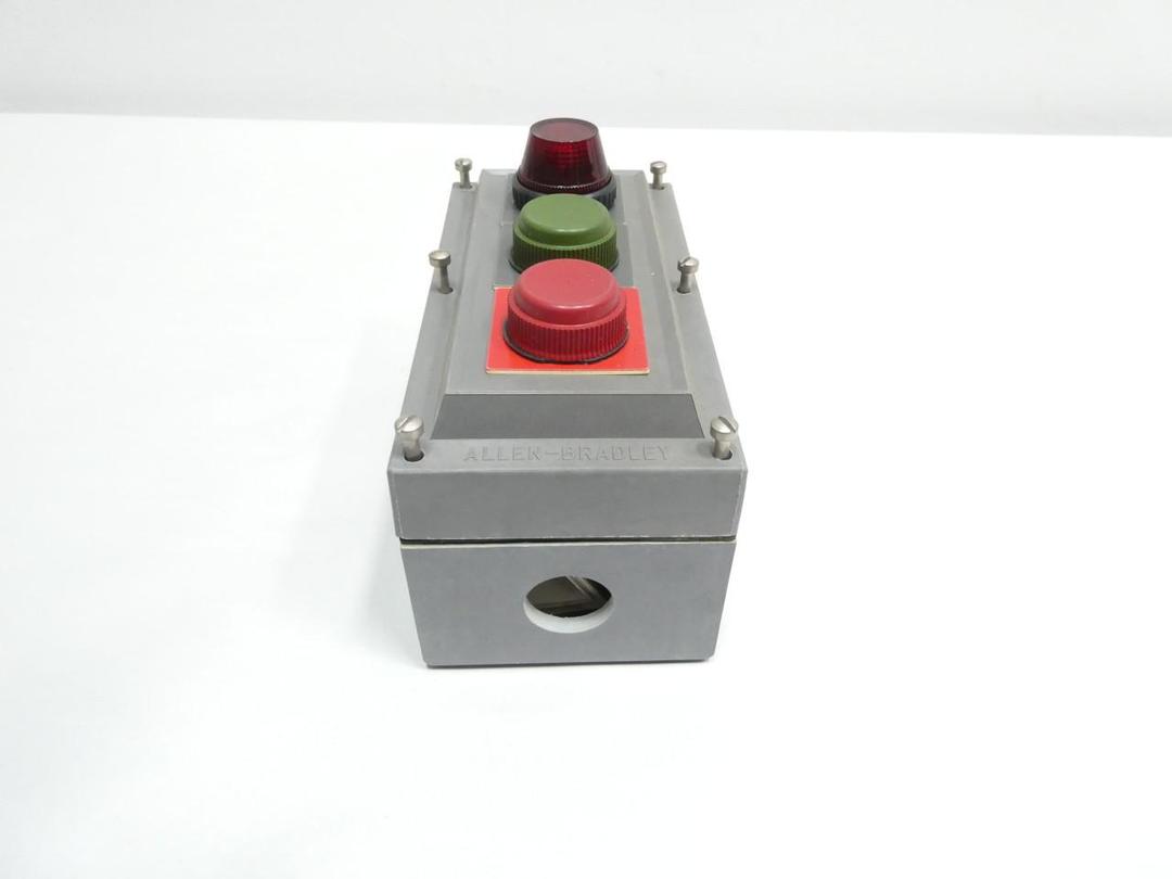 ALLEN BRADLEY 800R-2HAR4R SEALED CONTACT PUSHBUTTON STATION 600V-AC