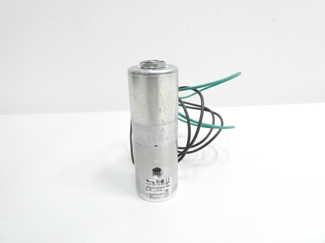 VERSA ASG-4222-70-D024 PNEUMATIC SOLENOID VALVE 24V-DC 1/8IN NPT 20-135PSI