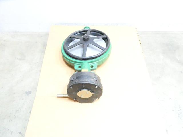 CENTER LINE SERIES 200 MANUAL GEAR OPERATED IRON WAFER BUTTERFLY VALVE 12IN 150