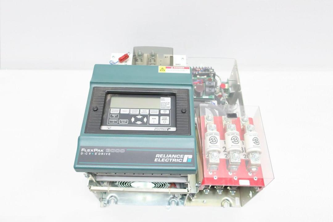 RELIANCE ELECTRIC 75FN4042 FLEXPAK 3000 DC DRIVE 230/460V-AC 240/500V-DC 75HP