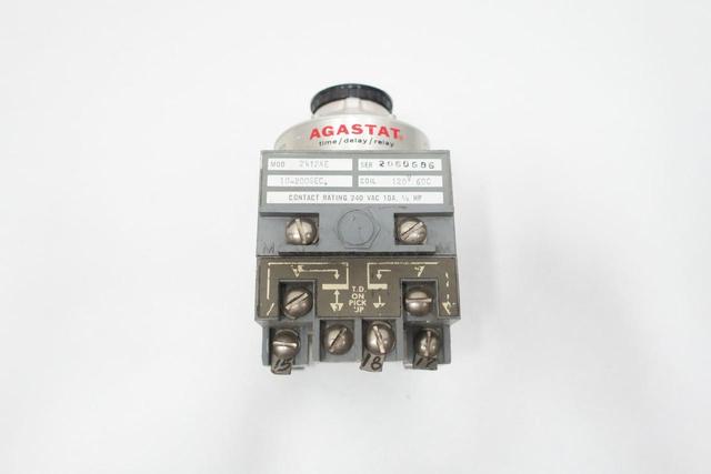 AGASTAT 2412AE TIME DELAY RELAY 120V-AC
