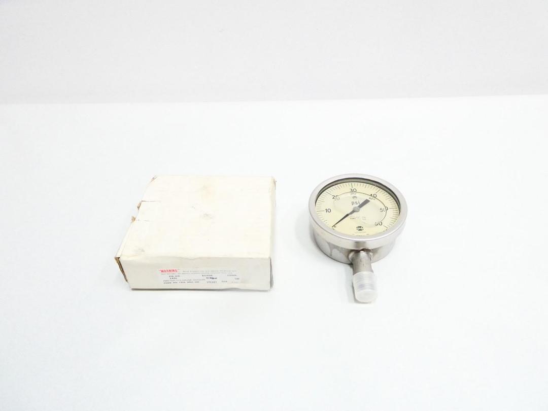 AMETEK 540L 151857 PRESSURE GAUGE 4IN 0-60PSI 1/2IN NPT