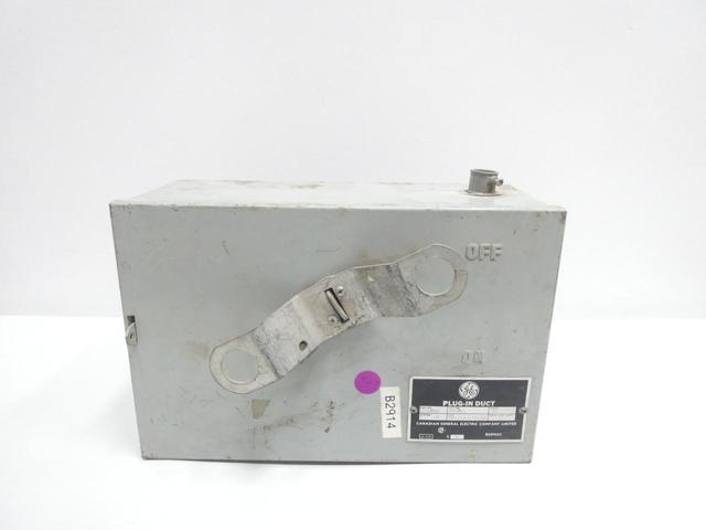 GENERAL ELECTRIC GE LBS1531B FUSIBLE DISCONNECT SWITCH 3P 30A AMP 575V-AC