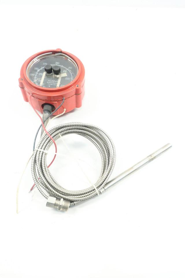 FWMURPHY SPLFC-450S15 TEMPERATURE SWITCH GAUGE 260-450F 125V-AC