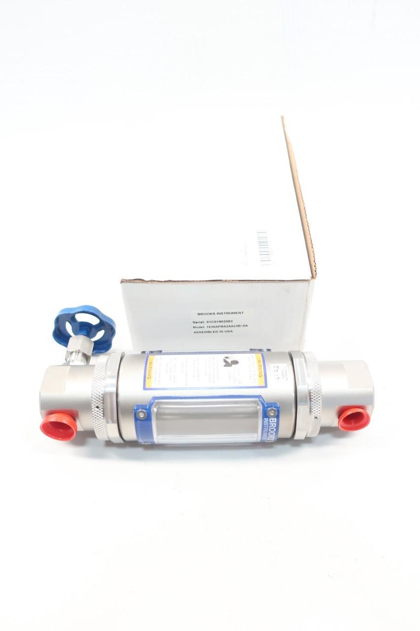 BROOKS 1630APMA2AA23B10A VARIABLE AREA FLOW METER 1.4-14SCFM 1/2IN NPT