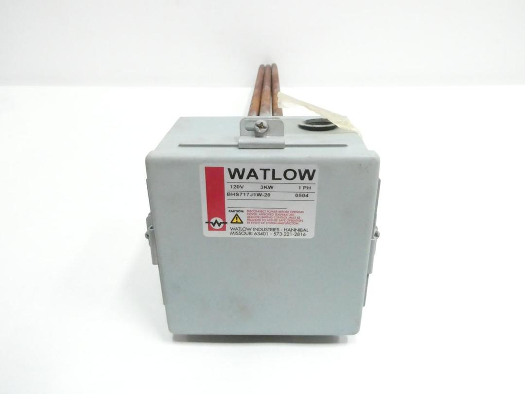 WATLOW BHS717J1W-20 IMMERSION HEATER 17-1/2IN 3KW 120V-AC
