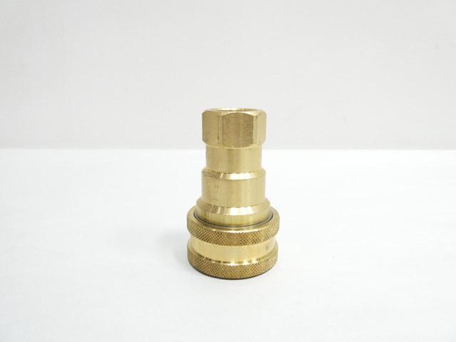 DIXON 6HF6-B BRASS POPPET VALVE COUPLER 3/4IN