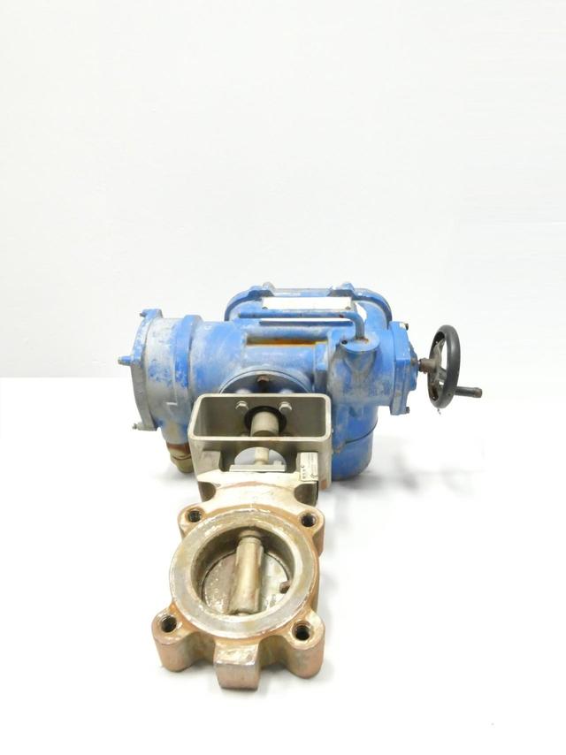 COOPER CAMERON B5123-02-S02-11 ELECTRIC STAINLESS LUGGED BUTTERFLY VALVE 3IN