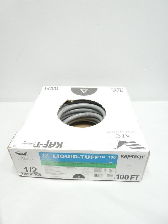 KAF-TECH LFNC-B 6002-30-00 LIQUID-TUFF NON-METALLIC CONDUIT 1/2IN X 100FT