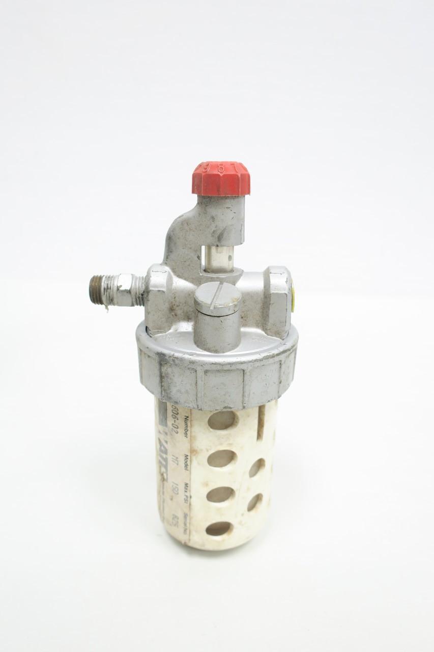 WATTS 606-02 M7 PNEUMATIC LUBRICATOR 150PSI 1/4IN NPT