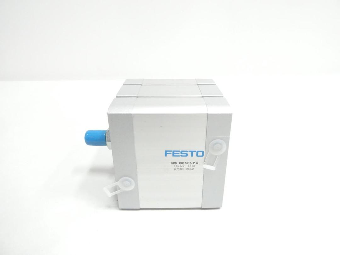 FESTO ADN-100-40-A-P-A DOUBLE ACTING PNEUMATIC CYLINDER 100MM 40MM 10BAR