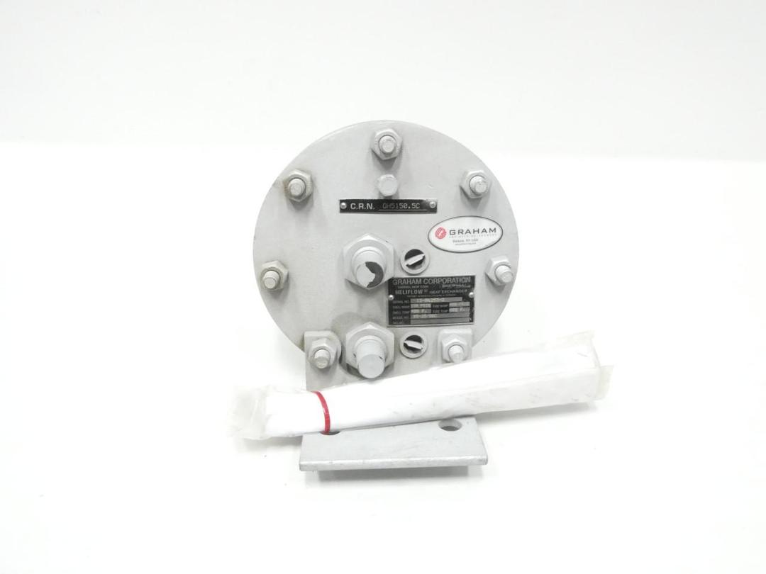 GRAHAM SS-25/S6C HELIFLOW HEAT EXCHANGER