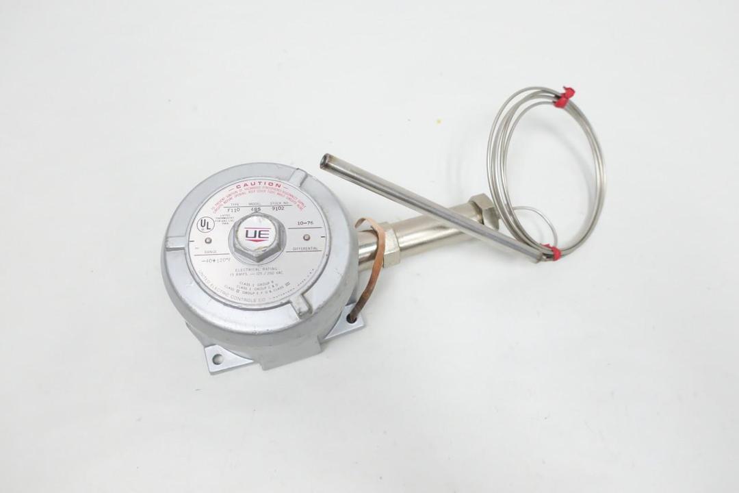 UE UNITED ELECTRIC F110-4BS -40-120F 125/250V-AC TEMPERATURE CONTROLLER