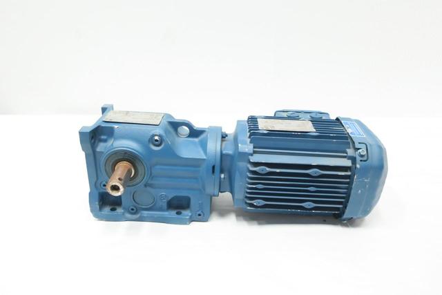 SEW EURODRIVE K37DRE80M4 GEARMOTOR 60RPM 1HP 230/460V-AC