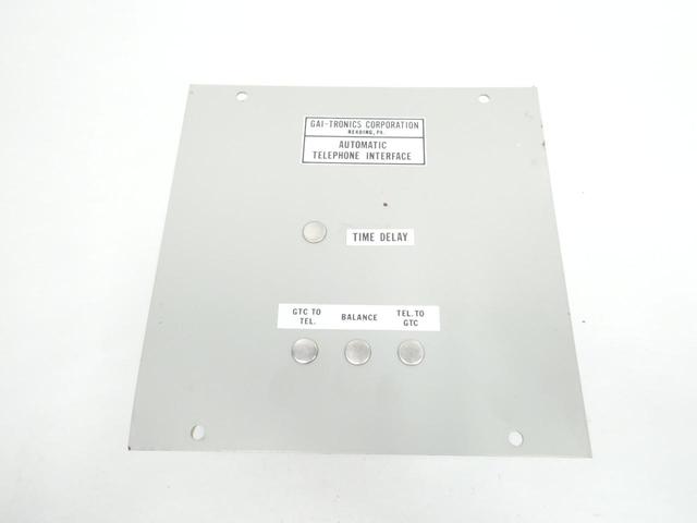 GAI-TRONICS 381-001 PLUG-IN INTERFACE