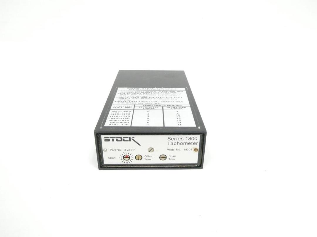 STOCK 1820-I 3-Z7211 TACHOMETER