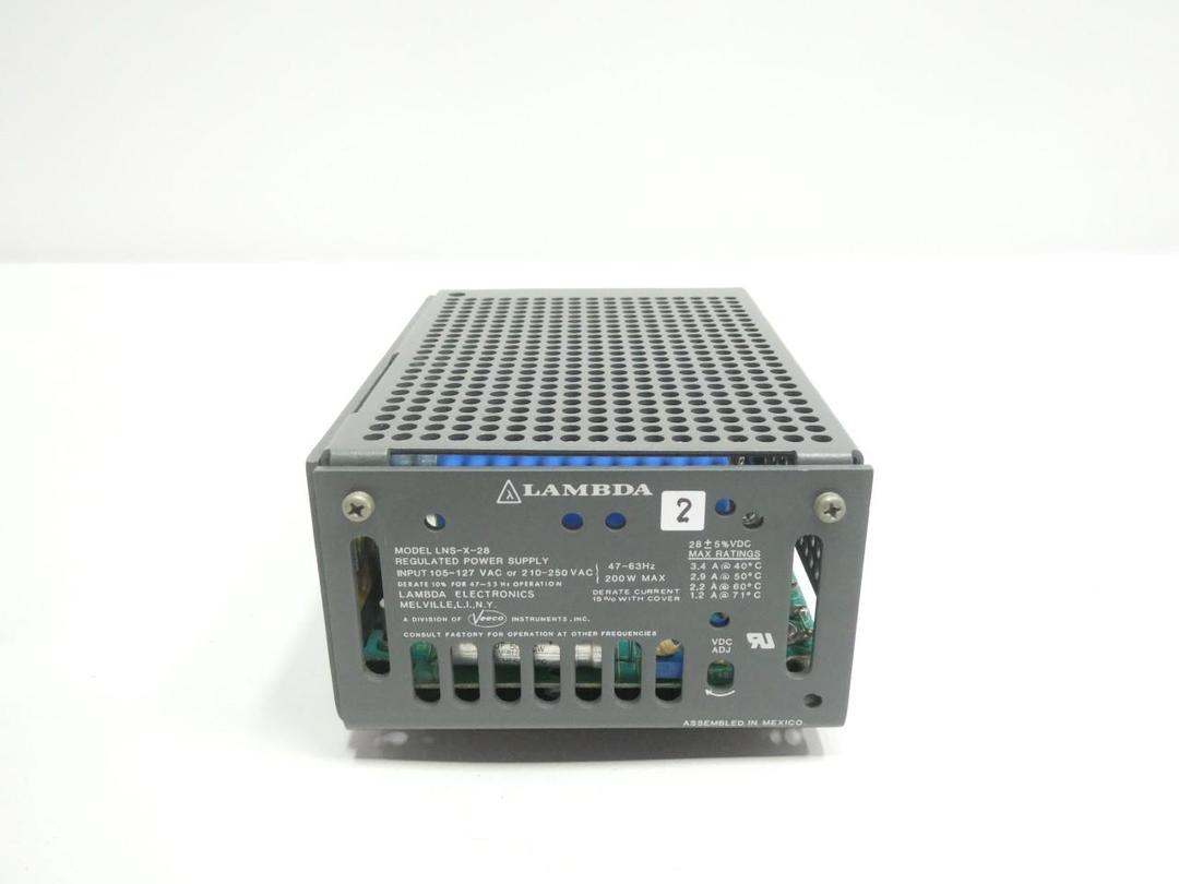 LAMBDA LNS-X-28 POWER SUPPLY 105-127/210-250V-AC 28V-DC 200W