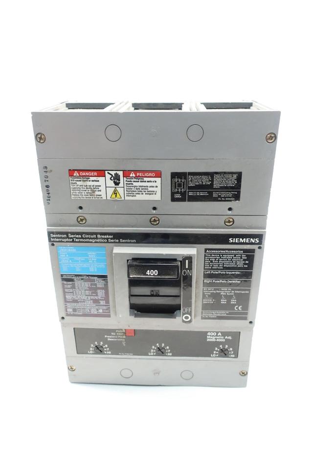 SIEMENS JXD63B400 MOLDED CASE CIRCUIT BREAKER 3P 400A AMP 600V-AC