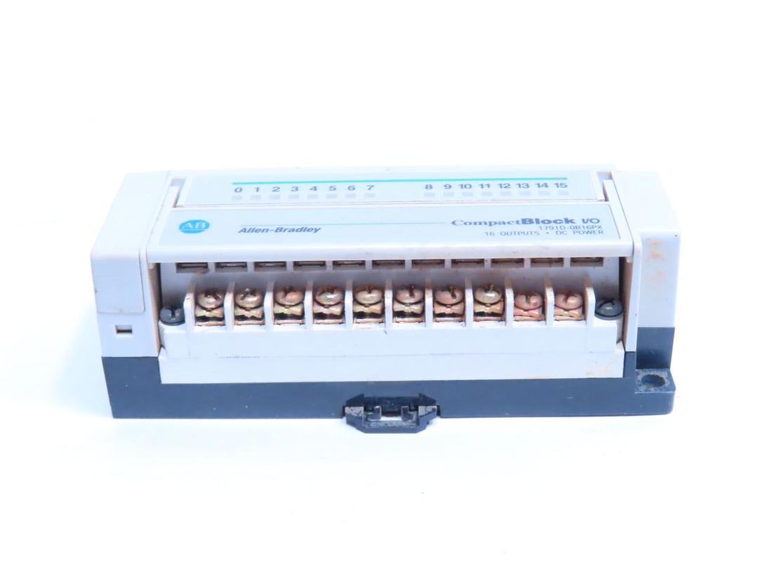 ALLEN BRADLEY 1791D-0B16PX COMPACTBLOCK I/O MODULE SER C