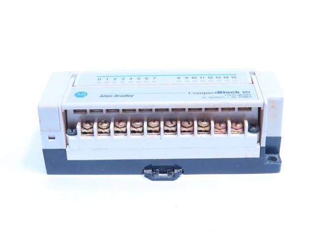 ALLEN BRADLEY 1791D-0B16PX COMPACTBLOCK I/O MODULE SER C