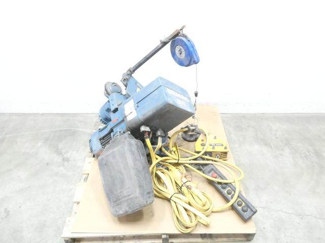 MANNESMANN DEMAG DKUN10-1000K VIF4 ELECTRIC HOIST 2000LB 3PH 2.81HP 460V-AC