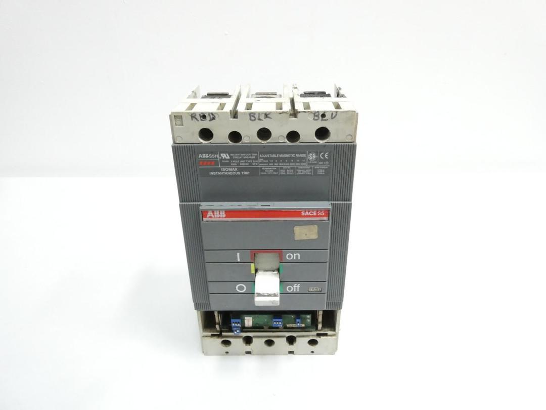 ABB S5H SACE S5 MOLDED CASE CIRCUIT BREAKER 3P 400A AMP 600V-AC