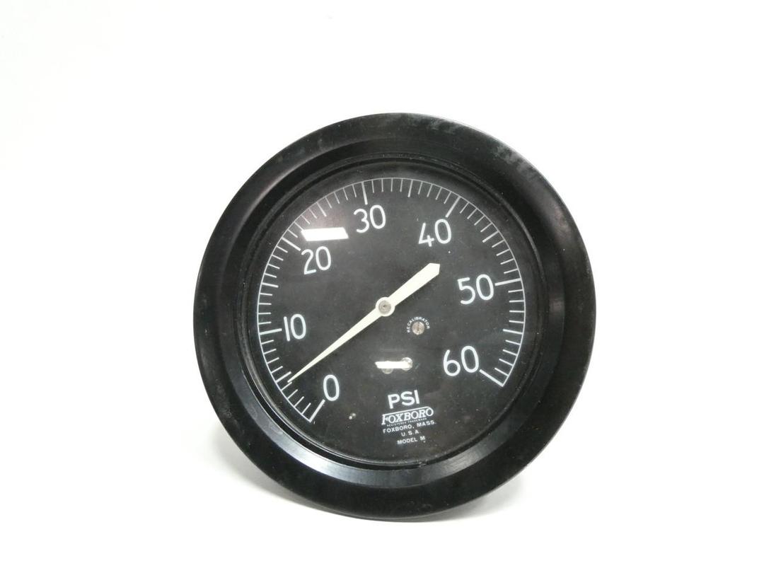 FOXBORO P105-WC MODEL M PRESSURE GAUGE 6IN 0-60PSI 1/4IN NPT