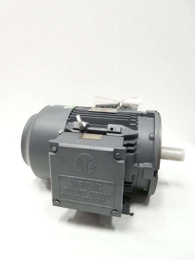 TECHTOP GR3-CI-TF-184TC-2-B-D-5 AC MOTOR 184TC 3PH 5HP 3510RPM 230/460V-AC