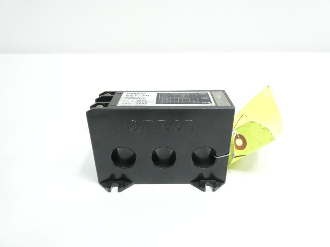 OMRON SET-3A CURRENT CONVERTER 1-80A