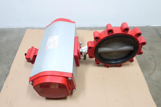 BRAY 31 932553-11350532 LUGGED PNEUMATIC IRON BUTTERFLY CONTROL VALVE 12IN 150