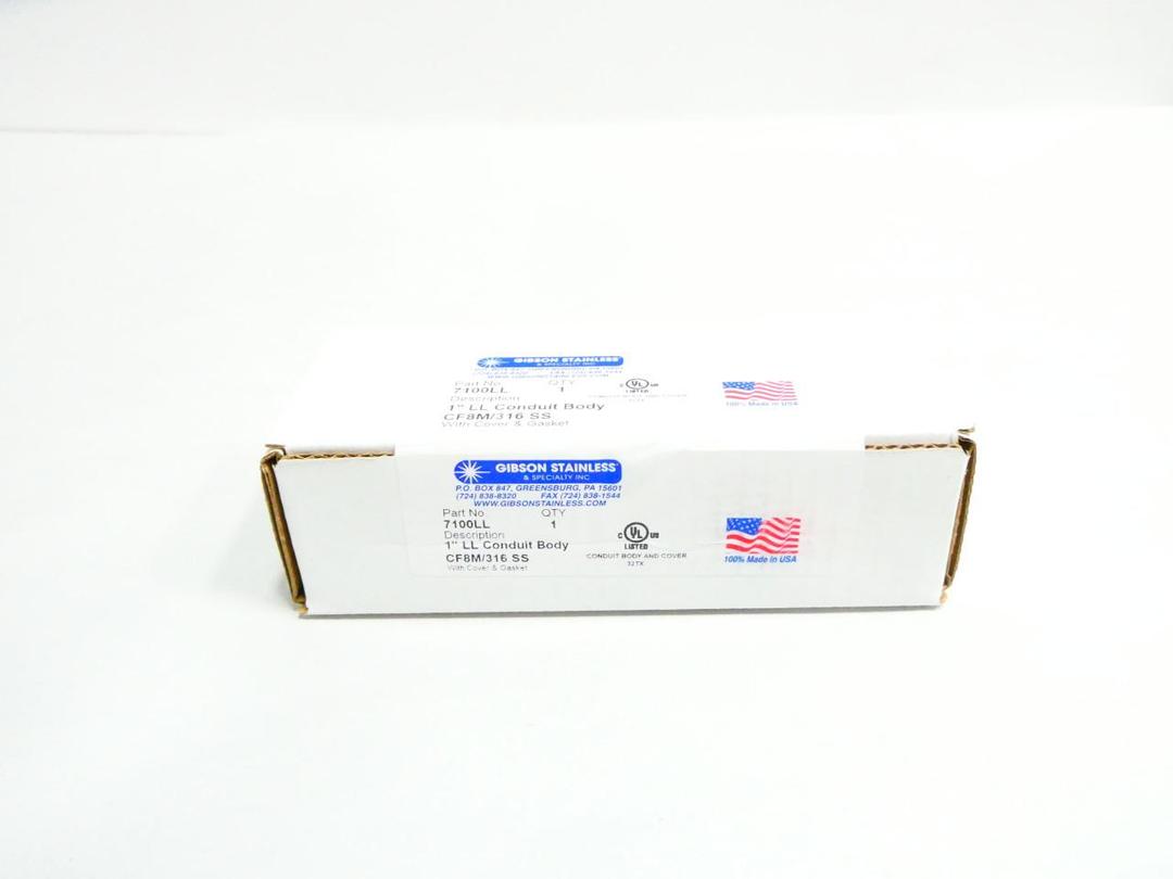 GIBSON 7100LL CONDUIT OUTLET BODY LL STAINLESS 1IN