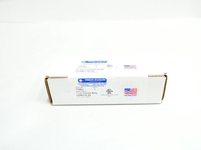 GIBSON 7100LL CONDUIT OUTLET BODY LL STAINLESS 1IN