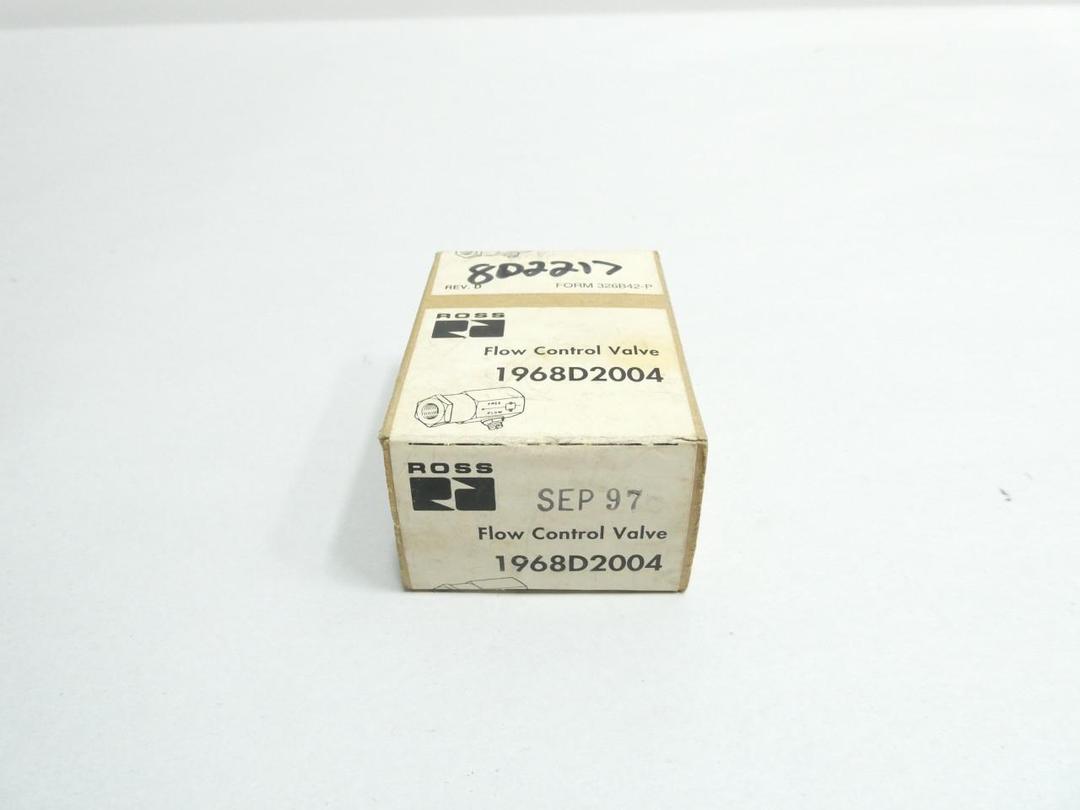 ROSS 1968D2004 PNEUMATIC FLOW CONTROL VALVE 1/4IN NPT