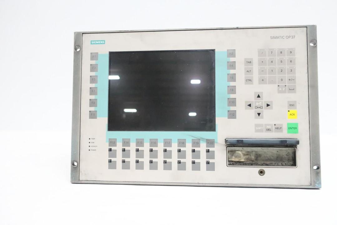 SIEMENS 6AV3637-1ML00-0FX0 SIMATIC OP37 OPERATOR INTERFACE PANEL
