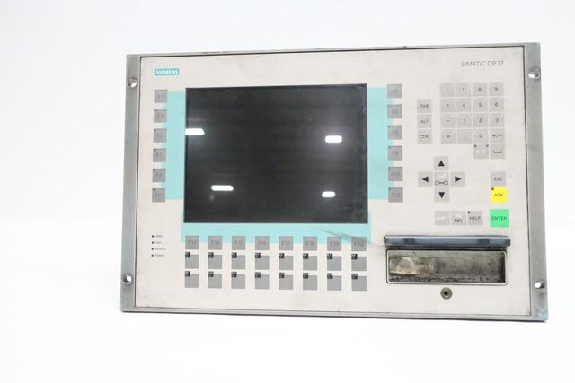 SIEMENS 6AV3637-1ML00-0FX0 SIMATIC OP37 OPERATOR INTERFACE PANEL