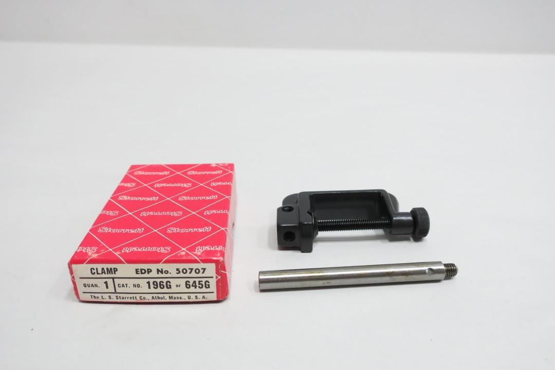 STARRETT 196G 645G DIAL INDICATOR CLAMP/POST