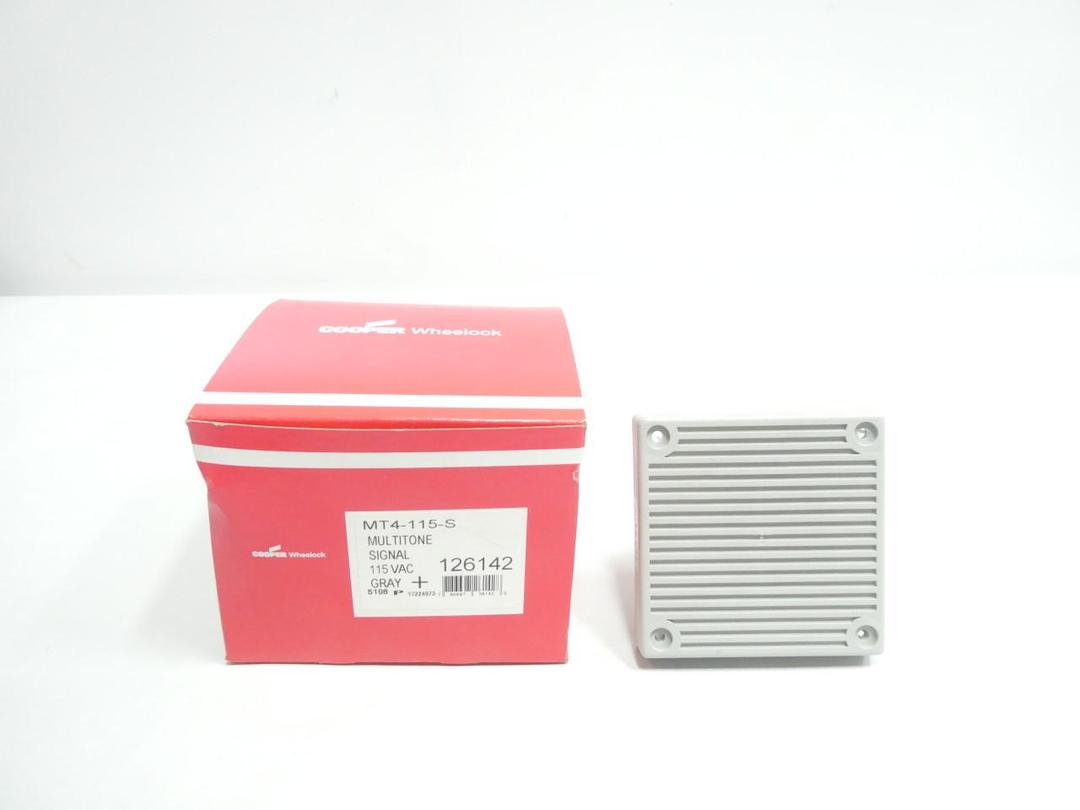 COOPER WHEELOCK MT4-115-S 8TON VERTICAL STROBE WALL LIGHT 120V-AC
