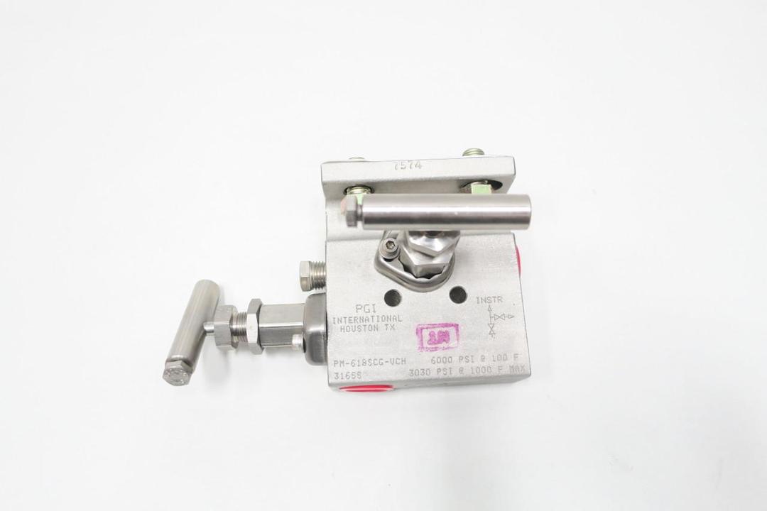 PGI PM-618SCG-VCH INTRUMENT MANIFOLD 6000PSI