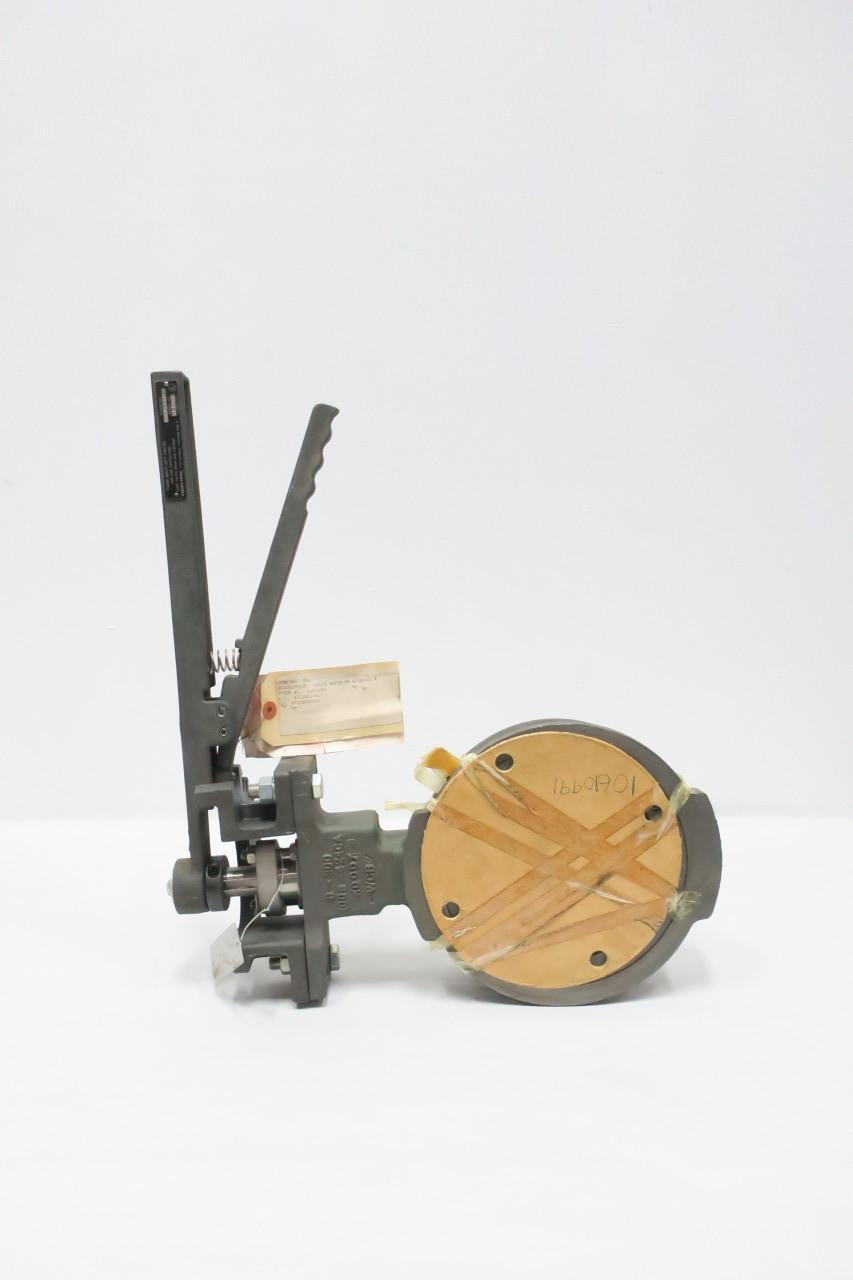 CHEMETRON 10610991 MANUAL WAFER BUTTERFLY VALVE 300 6IN