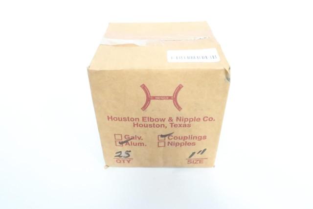 BOX OF 25 HENCO ALUMINUM COUPLING 1IN