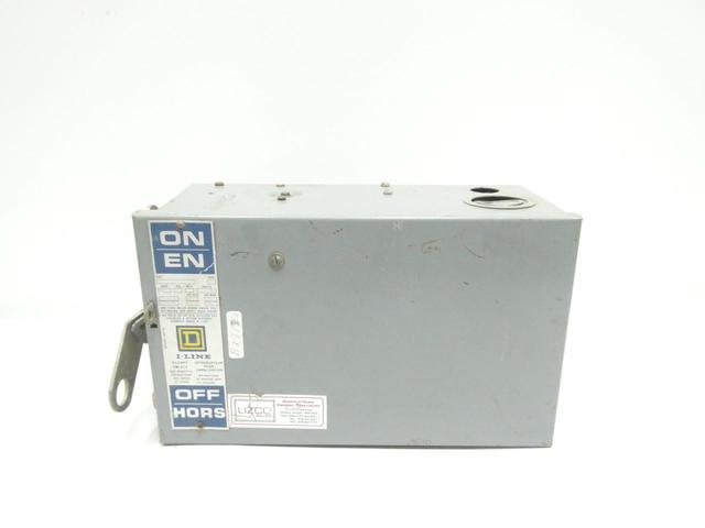 SQUARE D PQ3603 I-LINE BUSWAY FUSIBLE DISCONNECT SWITCH 3P 30A AMP 600V-AC