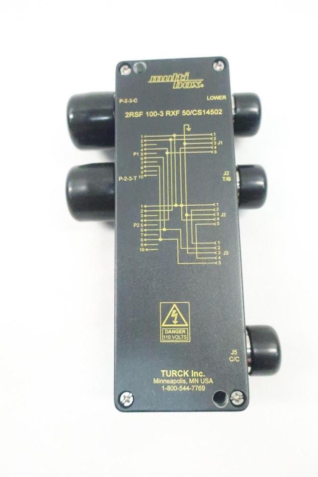 TURCK 2RSF 100-3 RXF 50/CS14502 MULTI BOX CONNECTOR