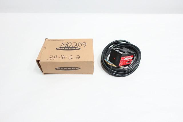 BANNER SMA915LV 25879 VALU-BEAM PHOTOELECTRIC SENSOR 120V-AC 30V-DC