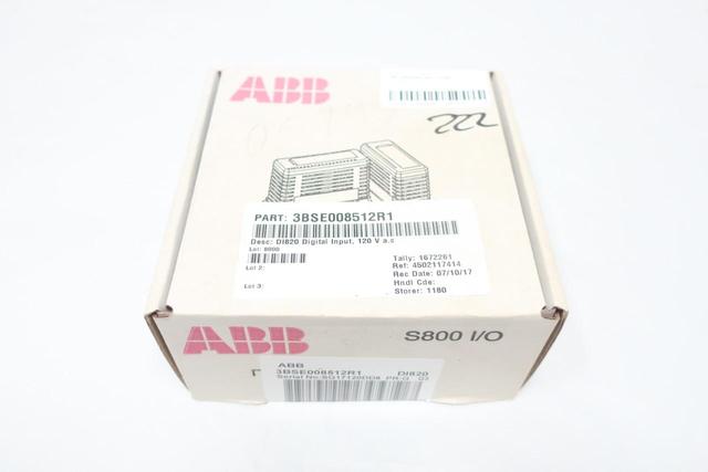 ABB 3BSE008512R1 DI820 S800 I/O DIGITAL INPUT MODULE